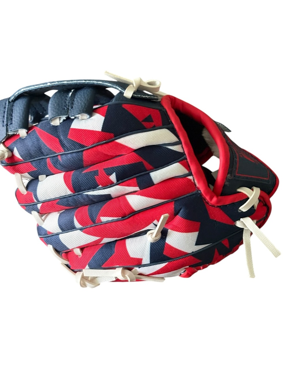 Franklin Sports Digitek Youth Red White Blue 8' Baseball Teeball Glove